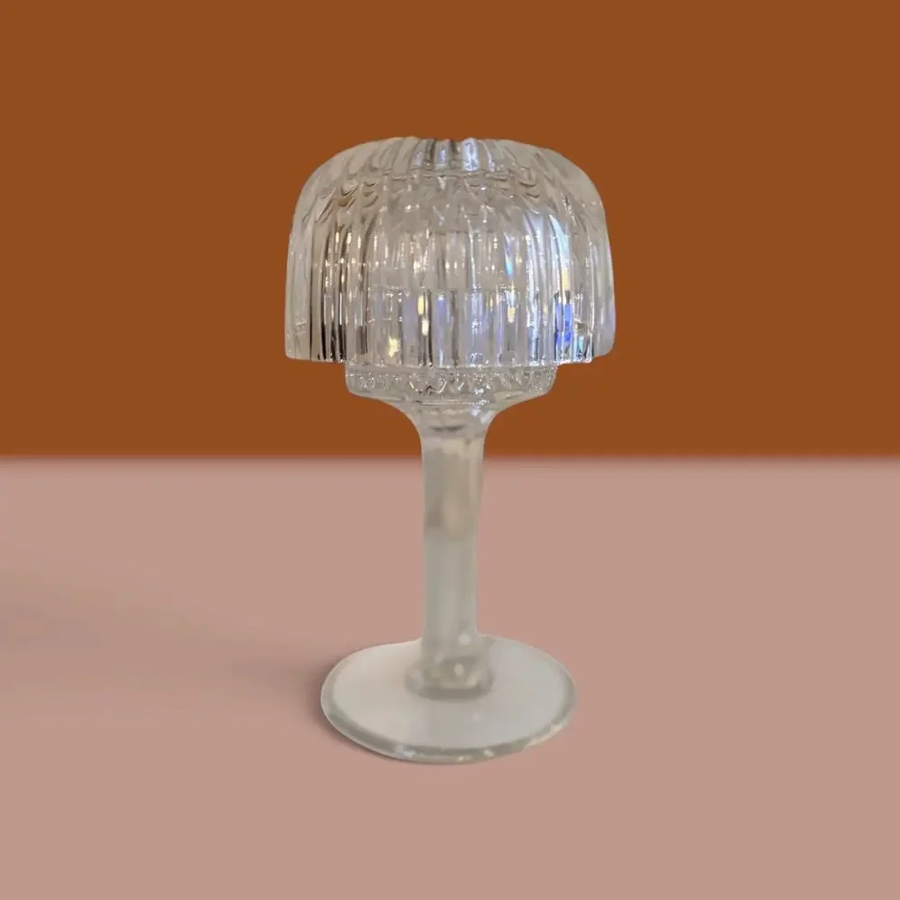 Homco Clear Ribbed 8
